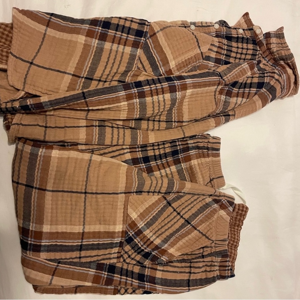 Aerie plaid matching pajama set